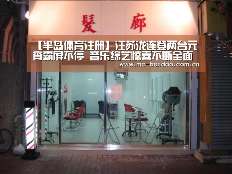 【半岛体育注册】汪苏泷连登两台元宵霸屏不停 音乐综艺惊喜不断全面开花(图1) 半岛体育下载